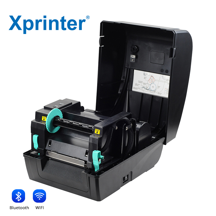 Commercial Ribbon Printing Machine - XP-H400B/T458B interface USB+Serial+LAN Thermal Barcode Printer