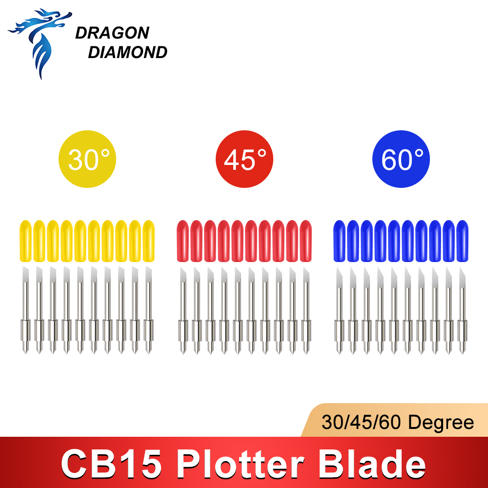 Cutting Plotter Blade - DRAGON DIAMOND 5 PCS 30/45/60 Degree