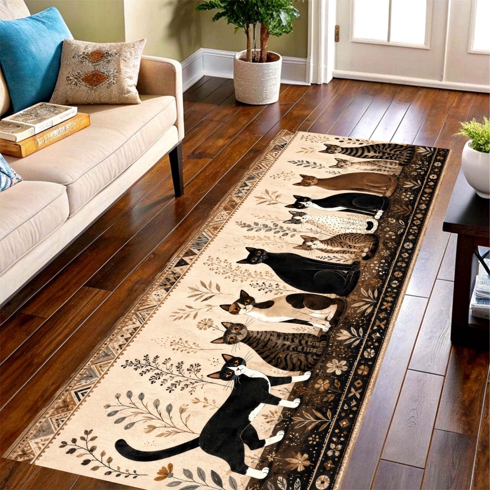 Vintage Multi Cat Long Runner  - đánh giá và giá Commercial Printing House