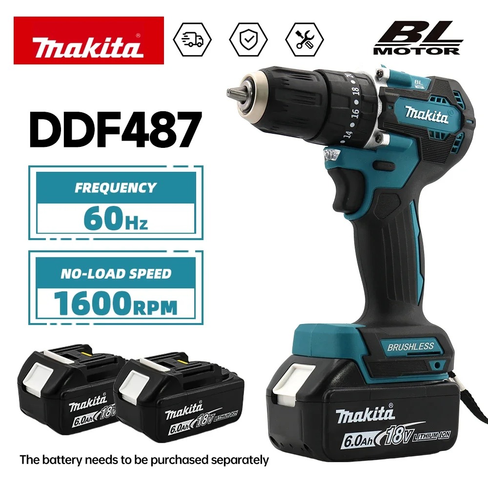 Makita DDF487 18V Brushless Co - đánh giá và giá Makita Drill Ddf484