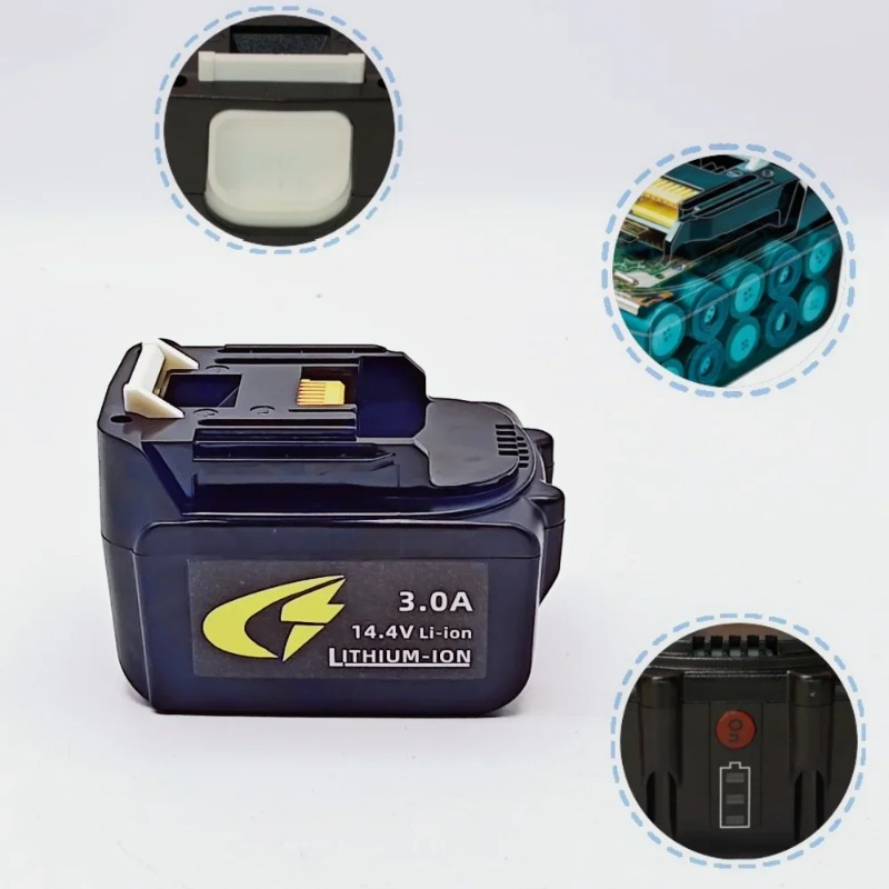 For Makita 14.4V 3.0Ah Recharg - đánh giá và giá Makita Drill Hp1640