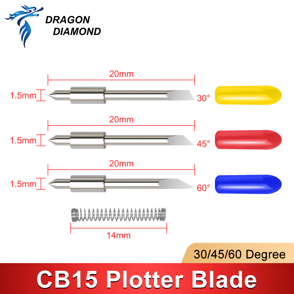 DRAGON DIAMOND 5 PCS 30/45/60  - đánh giá và giá Cutting Plotter Blade