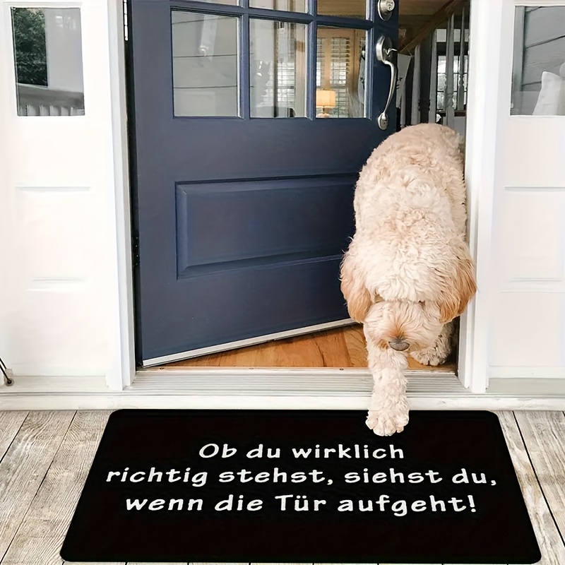 German Quote Flannel Doormat B - đánh giá và giá Commercial Printing House