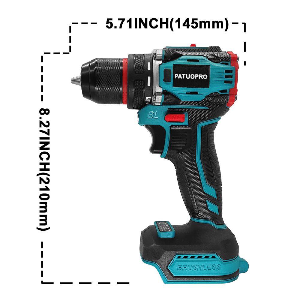 PATUOPRO 21V Wireless Brushles - đánh giá và giá Makita Drill Ddf484
