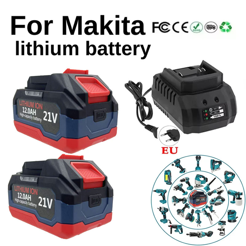 18V 21V 6.0 9.0 12.0Ah Recharg - đánh giá và giá Makita Drill Ddf484
